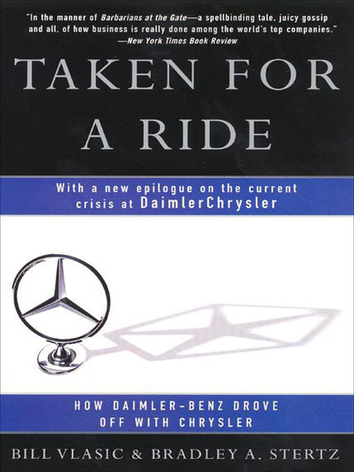 Title details for Taken for a Ride by Bill Vlasic - Available